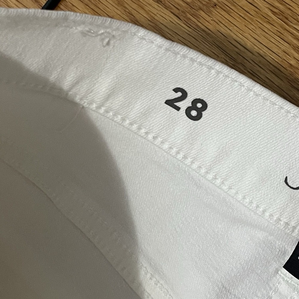 J.CREW Slim-wide Jean Size 28 White NEW Coastal Casual Beach Summer Modern CH680 - Picture 8 of 16